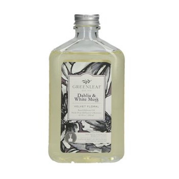 Greenleaf - Reed Diffuser Oil - Dahlia & White Musk 250ml Greenleaf - Reed Diffuser Oil - Dahlia & White Musk 250ml